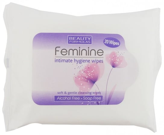 Beauty Formulas, Feminine Intimate Hygiene Wipes chusteczki do higieny intymnej 20szt. Beauty Formulas