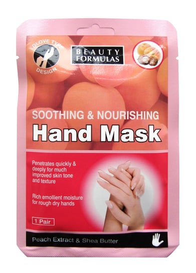 Beauty Formulas, Hand Care, maska odżywczo-kojąca, 1 para Beauty Formulas
