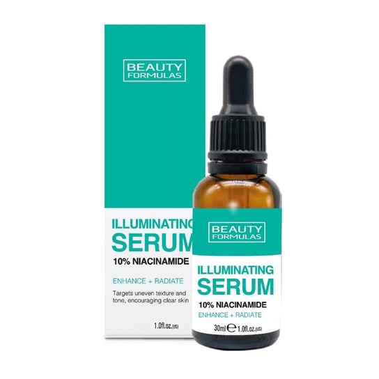 Beauty Formulas, Illuminating Serum, Rozświetlające serum do twarzy 10% Niacinamide, 30 ml Beauty Formulas