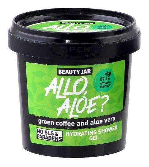 Beauty Jar, Allo Aloe?, żel pod prysznic wyciąg z aloesu i zielona kawa, 150 g Beauty Jar