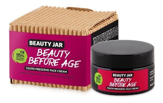Beauty Jar, Beauty Before Age, Naturalny przeciwzmarszczkowy krem do twarzy, 60 ml Beauty Jar
