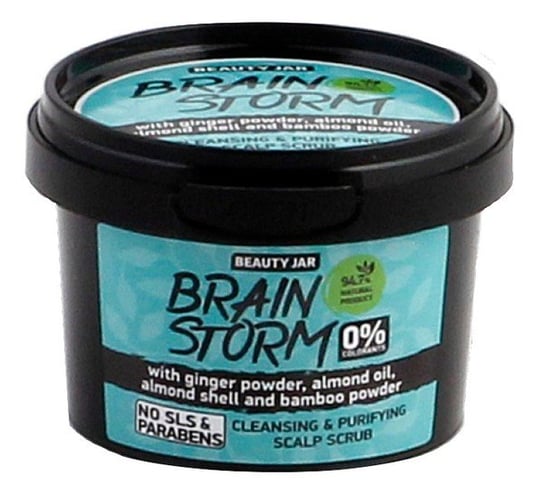 Beauty Jar, Brainstorm, myjący i oczyszczający scrub do skóry głowy, 100 g Beauty Jar