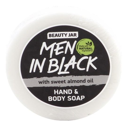 Beauty Jar, Men In Black, mydło do ciała i rąk, 80 g Beauty Jar