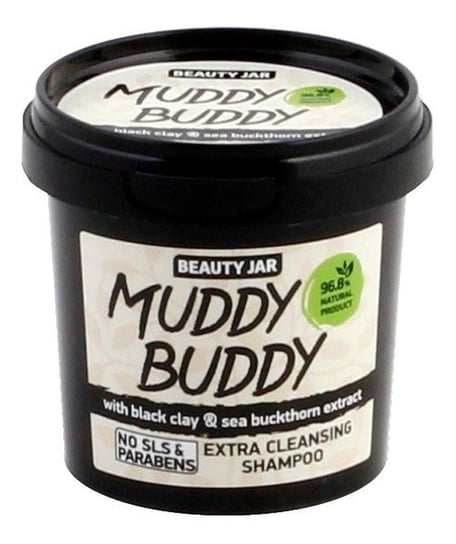 Beauty Jar, Muddy Buddy, głęboko oczyszczający szampon do włosów, 150 g Beauty Jar