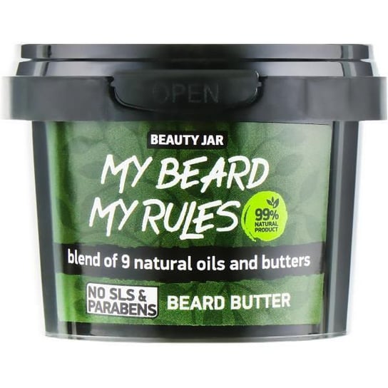 Beauty Jar, My Beard My Rules, masło do brody, 80 g LD Stels