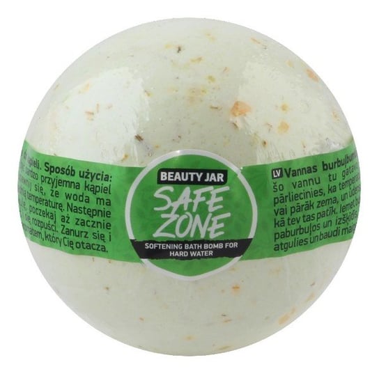 Beauty Jar, Safe Zone, kula musująca do kąpieli ze słodkim olejem migdałowym i rumiankiem, 150 g Beauty Jar