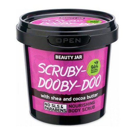 Beauty Jar, Scruby-Dooby-Doo, Odżywczy scrub do ciała z masłem shea i masłem kakaowym, 200 g Beauty Jar