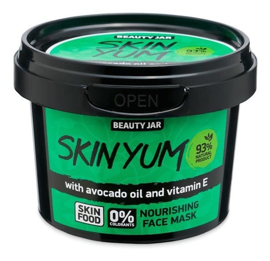 Beauty Jar, Skin yum, Odżywcza maska do twarzy, 120 g Beauty Jar