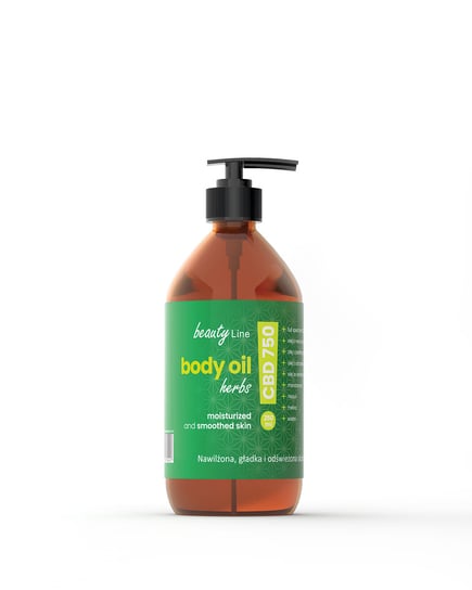 Beauty line, Body Oil Herbs CBD 750, 250ml CBD Skin Expert
