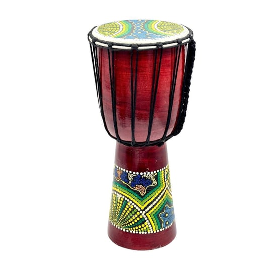 Bęben Bębenek Drewniany Djembe Instrumenty Muzyczne Z Bali Etno Prezent 40cm Inny producent