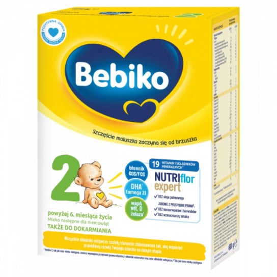 Bebiko 2, mleko następne dla niemowląt powyżej 6. miesiąca życia, 600 g Bebiko