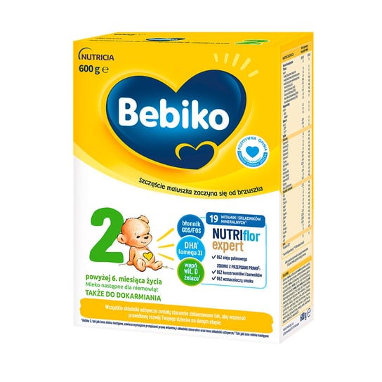 Bebiko 2R, mleko następne dla niemowląt powyżej 6. miesiąca życia, 600 g Bebiko
