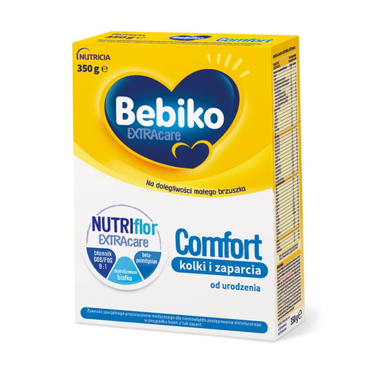 Bebiko, Extra Care Comfort 1 Nutriflor+, Preparat do początkowego żywienia niemowląt, 350 g Bebiko