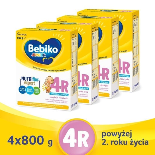BEBIKO Junior 4R z NutriFlorEXPERT ZESTAW 4x800g BEBIKO (Nutricia)
