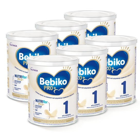 Bebiko Pro+ 1 Mleko początkowe częściowo fermentowane dla niemowląt od urodzenia, 6x700g Bebiko