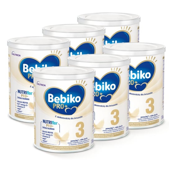 Bebiko Pro+ 3 Mleko modyfikowane dla dzieci powyżej 1. roku życia, 6x700g Bebiko