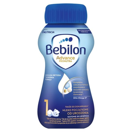 Bebilon 1 Pronutra-Advance, mleko początkowe od urodzenia, 200 ml Bebilon