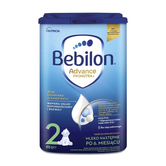Bebilon 2 Advance Pronutra, mleko następne po 6. miesiącu, 800 g Bebilon