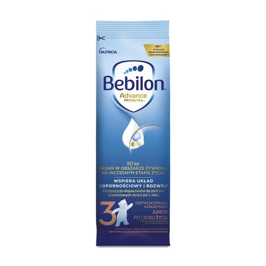 Bebilon, Junior 3 Pronutra-Advanced, Mleko modyfikowane, 30.6 g Bebilon