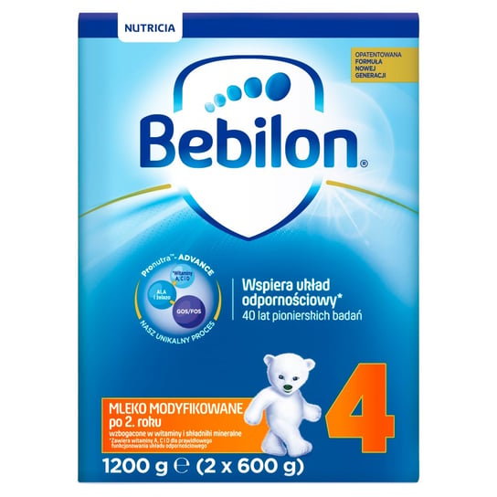 Bebilon, Mleko, 4, 1200 g, 18m+ Bebilon