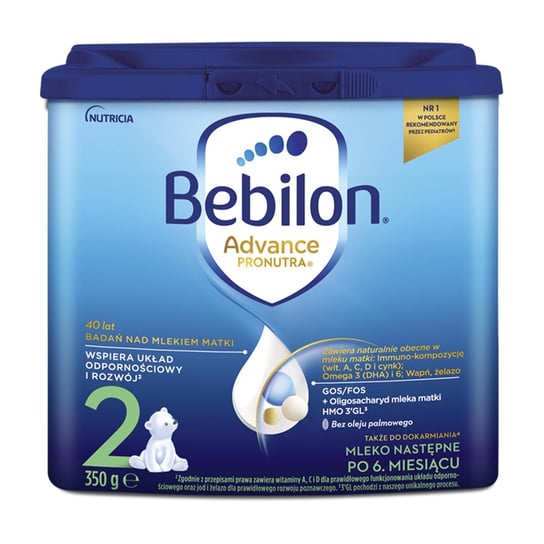 Bebilon, Mleko następne z Pronutra, 350 g, 6m+ Bebilon