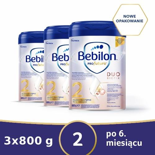 Bebilon Profutura Duobiotik 2 – zestaw mleka następnego po 6. miesiącu Bebilon