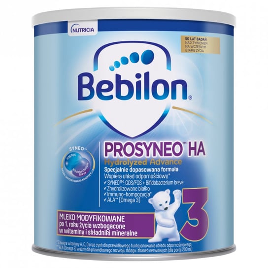 Bebilon Prosyneo HA 3, mleko modyfikowane po 1. roku, 400 g Bebilon