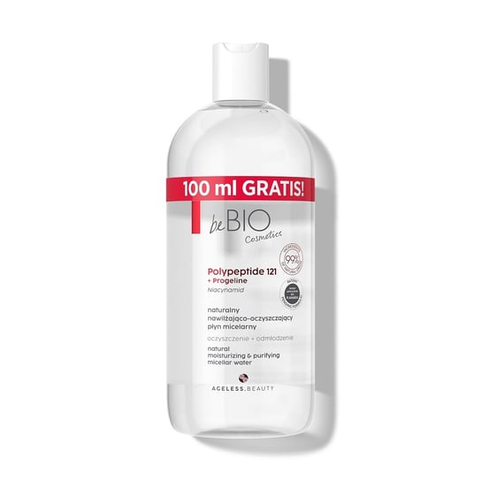 beBio, Ageless Beauty naturalny nawilżająco-oczyszczający płyn micelarny 500ml beBIO
