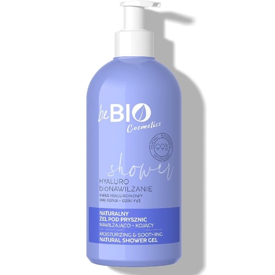 beBio, Hyaluro bioNawilżanie, Naturalny żel pod prysznic, 350 ml beBIO