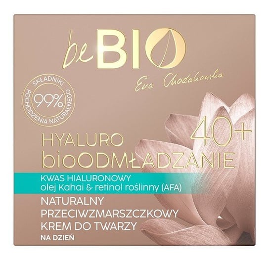 beBio Hyaluro Bioodmładzanie 40+ Naturalny Krem Do Twarzy Na Dzień 5050Ml beBIO