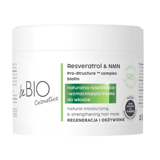 beBio, Longevity naturalna maska do włosów Gęstość i Wzmocnienie 250ml beBIO