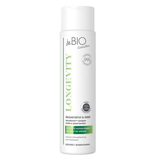 beBio, Longevity naturalny szampon do włosów Gęstość i Wzmocnienie 300ml beBIO