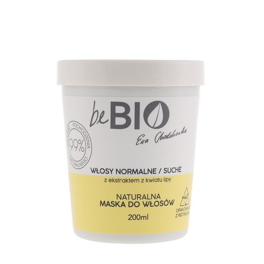 beBio Naturalna maska do włosów normalnych i suchych 200ml beBIO