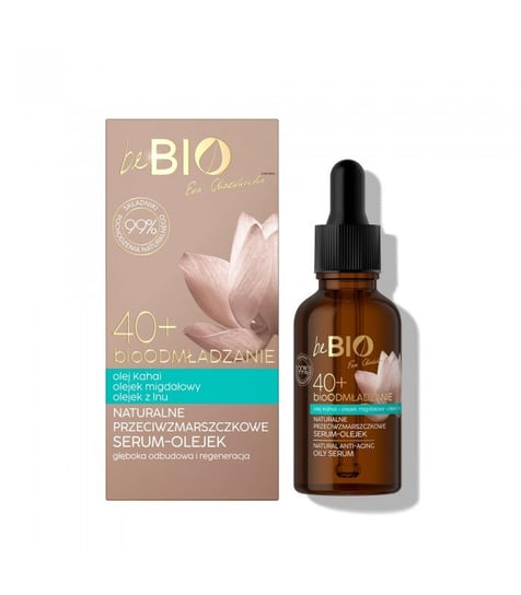beBio, Naturalne przeciwzmarszczkowe serum do twarzy 40+, 30 ml beBIO