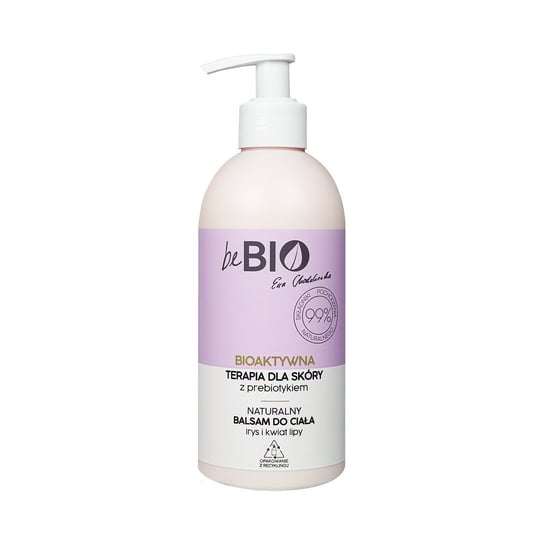 beBio, Naturalny balsam do ciała bioaktywna terapia dla skóry Irys i Kwiat Lipy 400ml beBIO