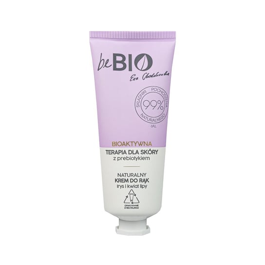 beBio, Naturalny krem do rąk bioaktywna terapia dla skóry Irys i Kwiat Lipy 50ml beBIO