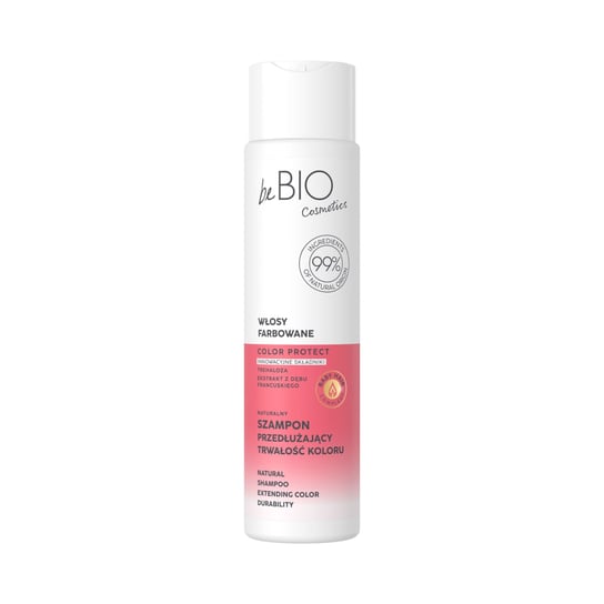 beBio Naturalny szampon do włosów farbowanych 300ml beBIO