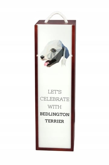 Bedlington Terrier geometryczny Pudełko na wino Inna marka