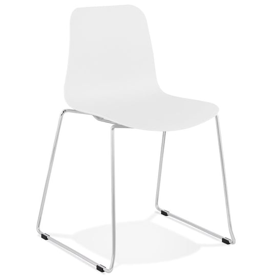 BEE krzesło k. biały  podstawa chrom Kokoon Design