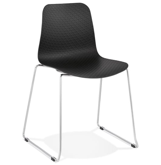BEE krzesło k. czarny  podstawa chrom Kokoon Design