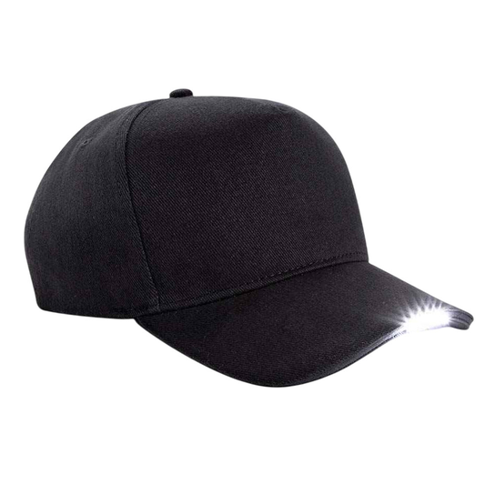 Beechfield LED Light Cap (OS / Czarny) Beechfield