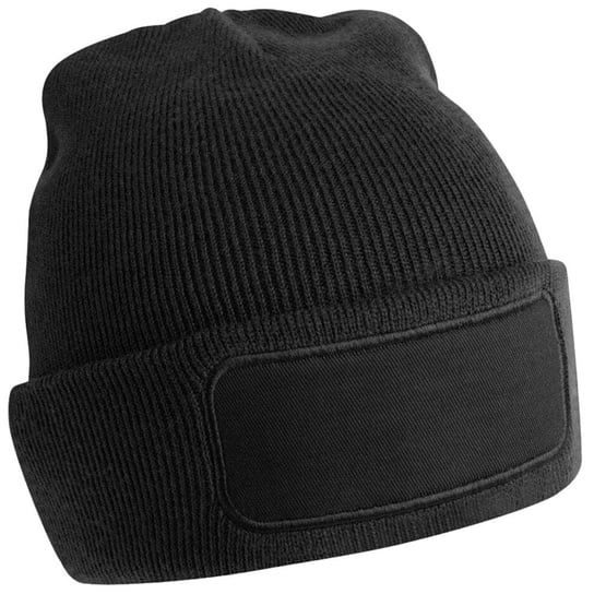 Beechfield Original Patch Recycled Beanie (OS / Czarny) Beechfield