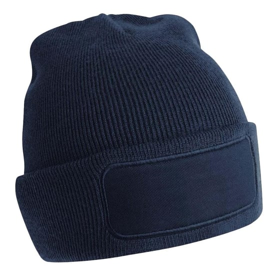 Beechfield Original Patch Recycled Beanie (OS / Granatowy) Beechfield
