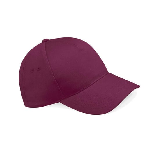 Beechfield Ultimate 5 Panel Cap (OS / Burgundowy) Beechfield