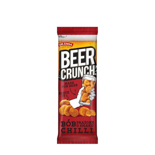 Beer Crunch: Bób o smaku papryki chili 40 g Inny producent