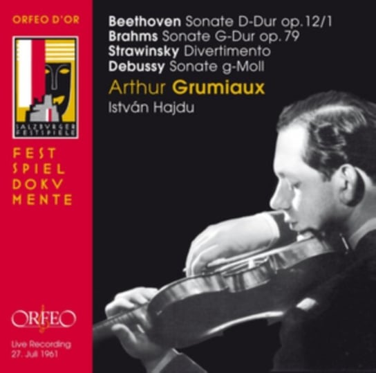 Beethoven, Brahms, Debussy, Ravel & Strawinsky: Sonatas Grumiaux Arthur, Hajdu Istvan