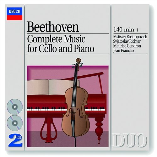 Beethoven: Complete Music for Cello and Piano Mstislav Rostropovich, Sviatoslav Richter, Maurice Gendron, Jean Françaix