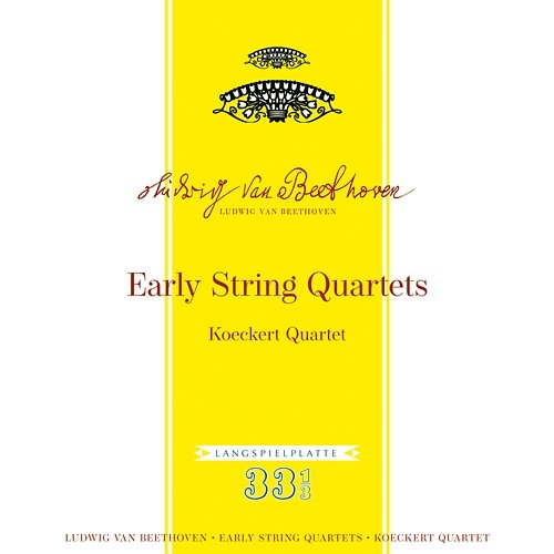 Beethoven: Early String Quartets Koeckert Quartet