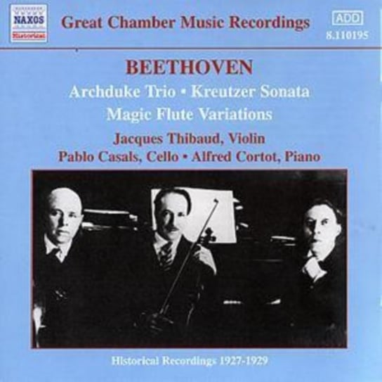 Beethoven: Great Chamber Music Recordings Cortot Alfred