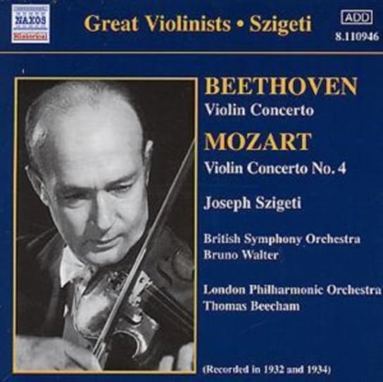 Beethoven / Mozart: Violin Concertos Szigeti Joseph